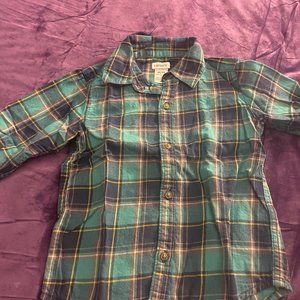 Toddler flannel shirt